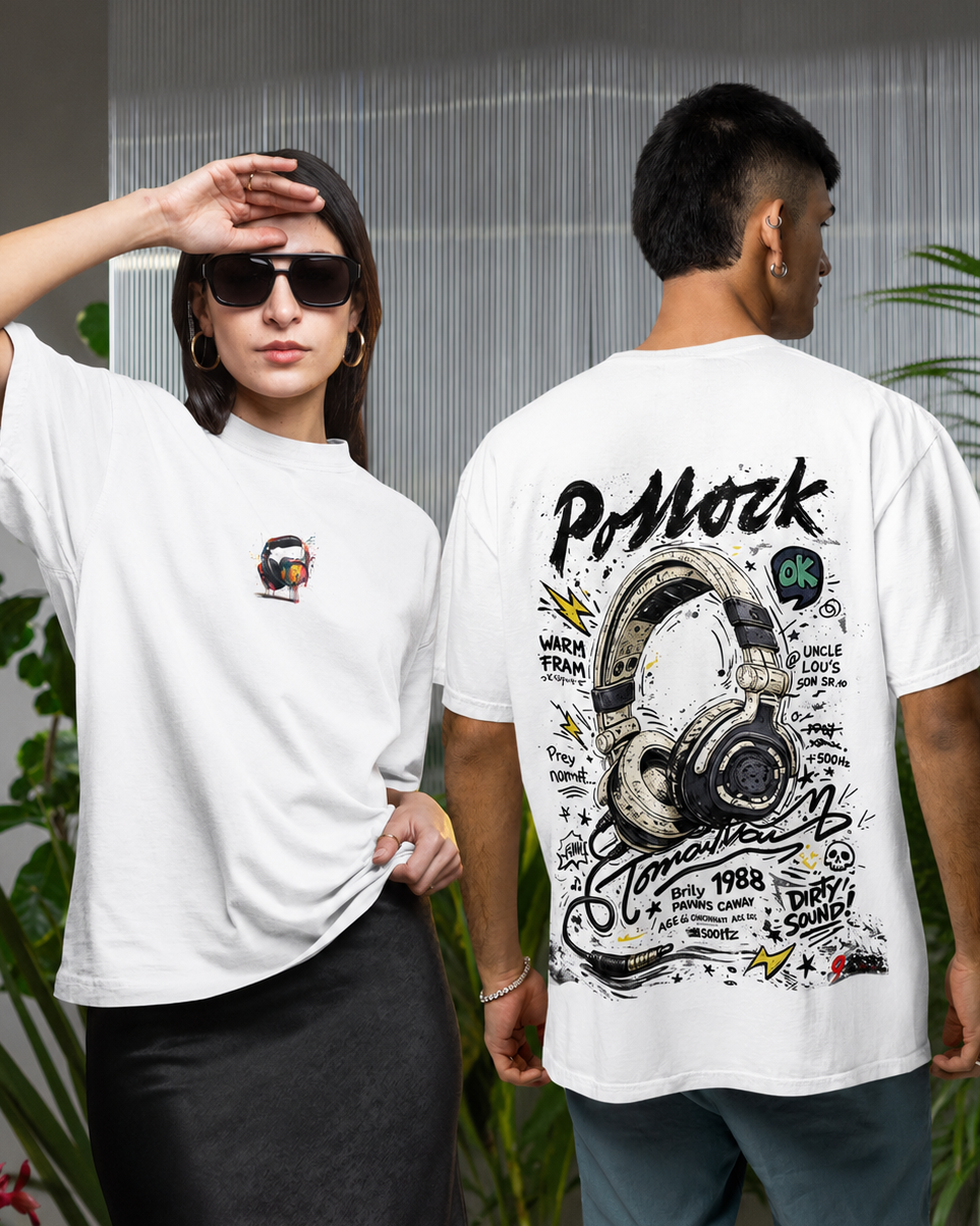 Music Oversized T-Shirt