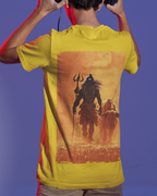 Shiva Nandi Yellow Oversized T-Shirt