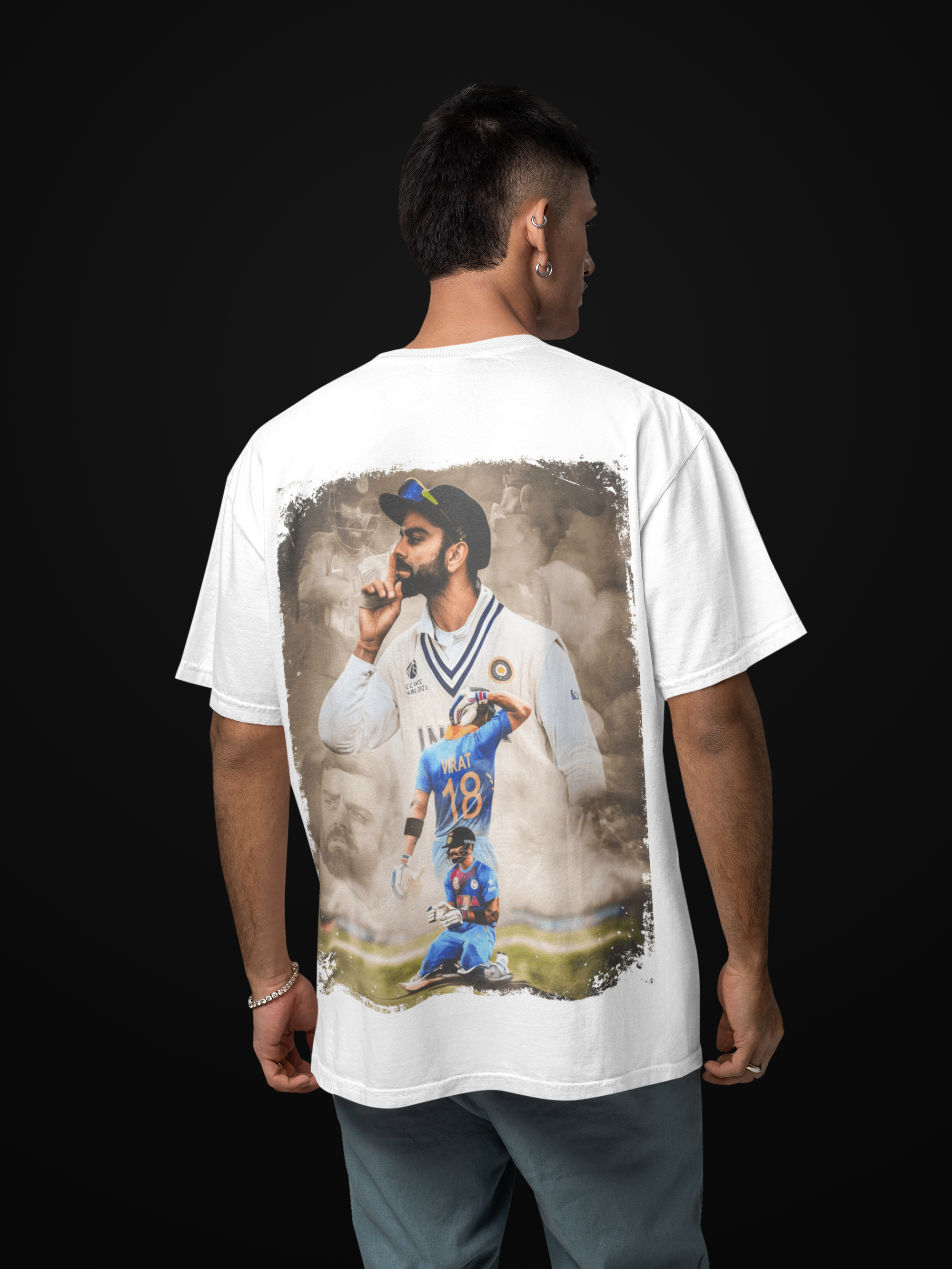 Silent Virat Kohli Oversized T-Shirt