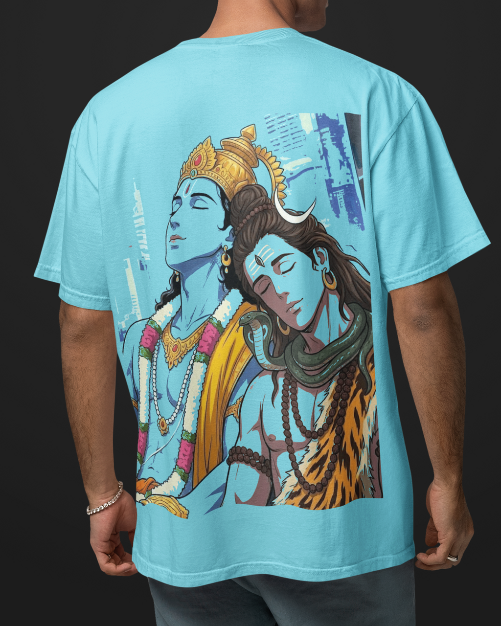 Shiva Vishnuji Oversized T-Shirt