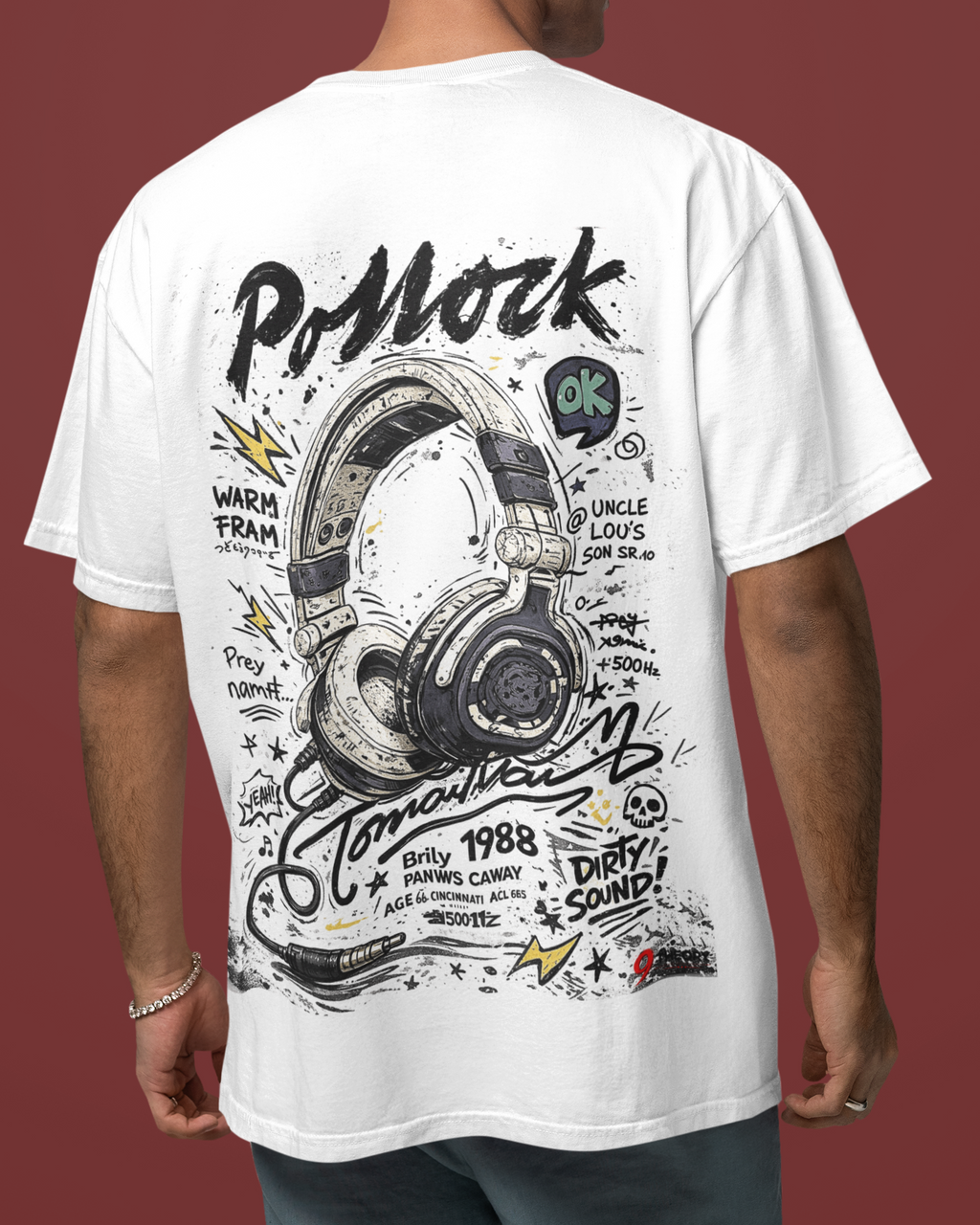 Music Oversized T-Shirt