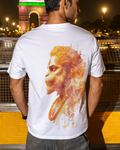 Hanumanji Face White Oversized T-Shirt