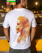 Hanumanji Face White Oversized T-Shirt