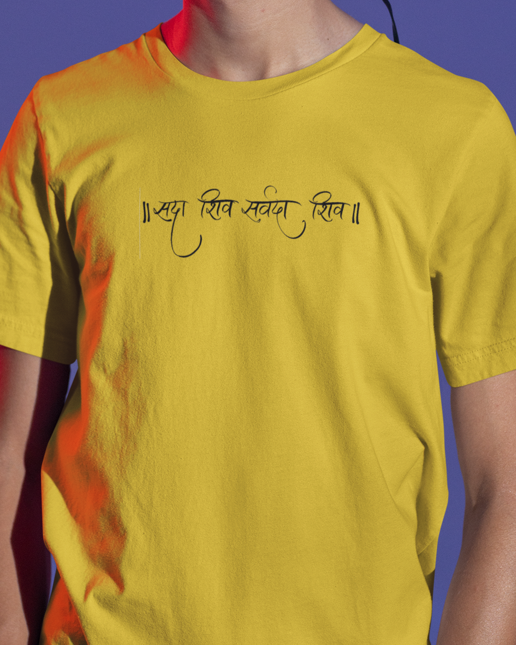 Shiva Nandi Yellow Oversized T-Shirt