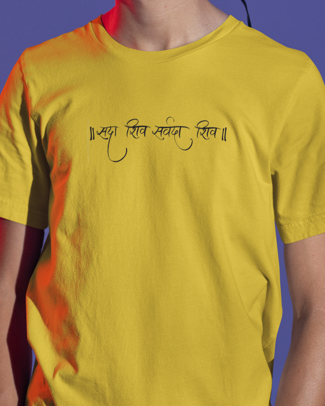 Shiva Nandi Yellow Oversized T-Shirt