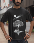 Shiva Under The Tree Oversized T-Shirt