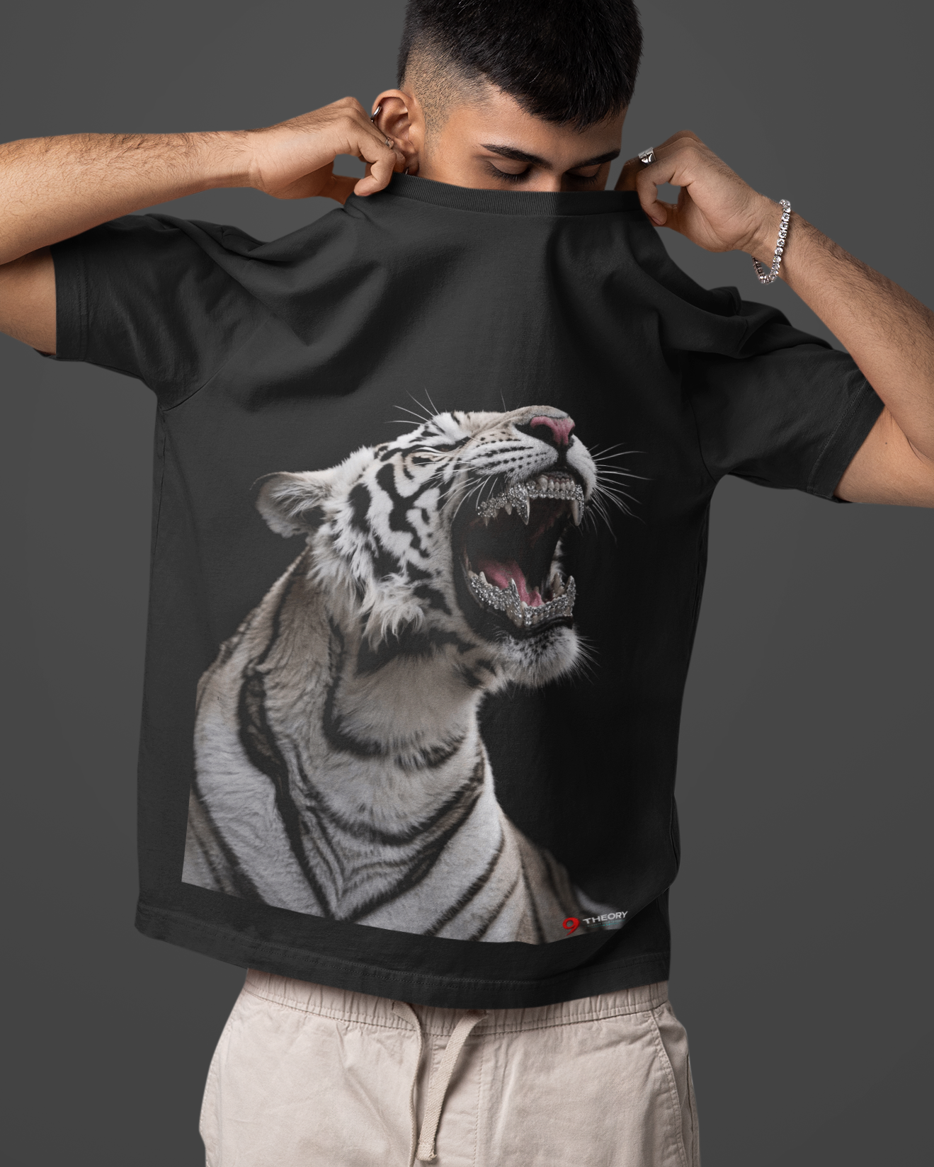White Tiger Oversized T-Shirt