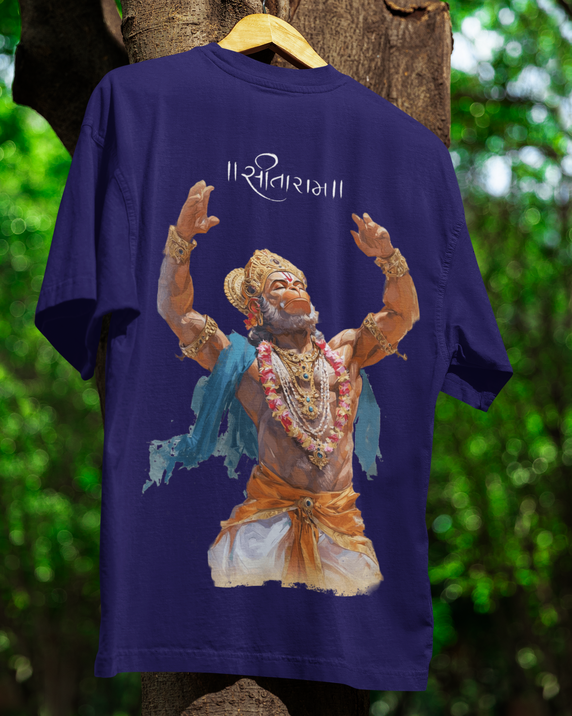 Hanumanji Sitaram Oversized T-Shirt