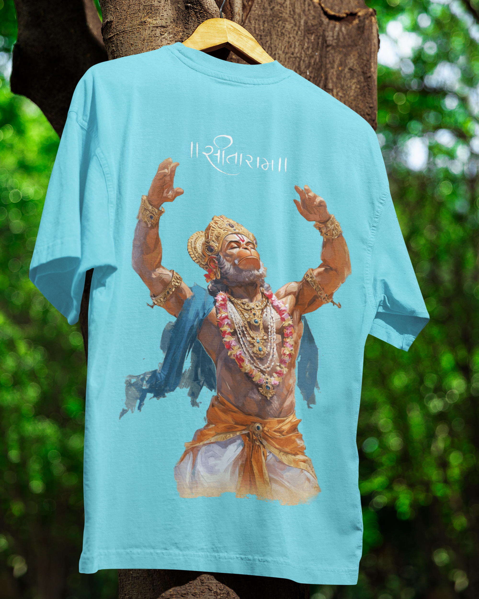 Hanumanji Sitaram Oversized T-Shirt
