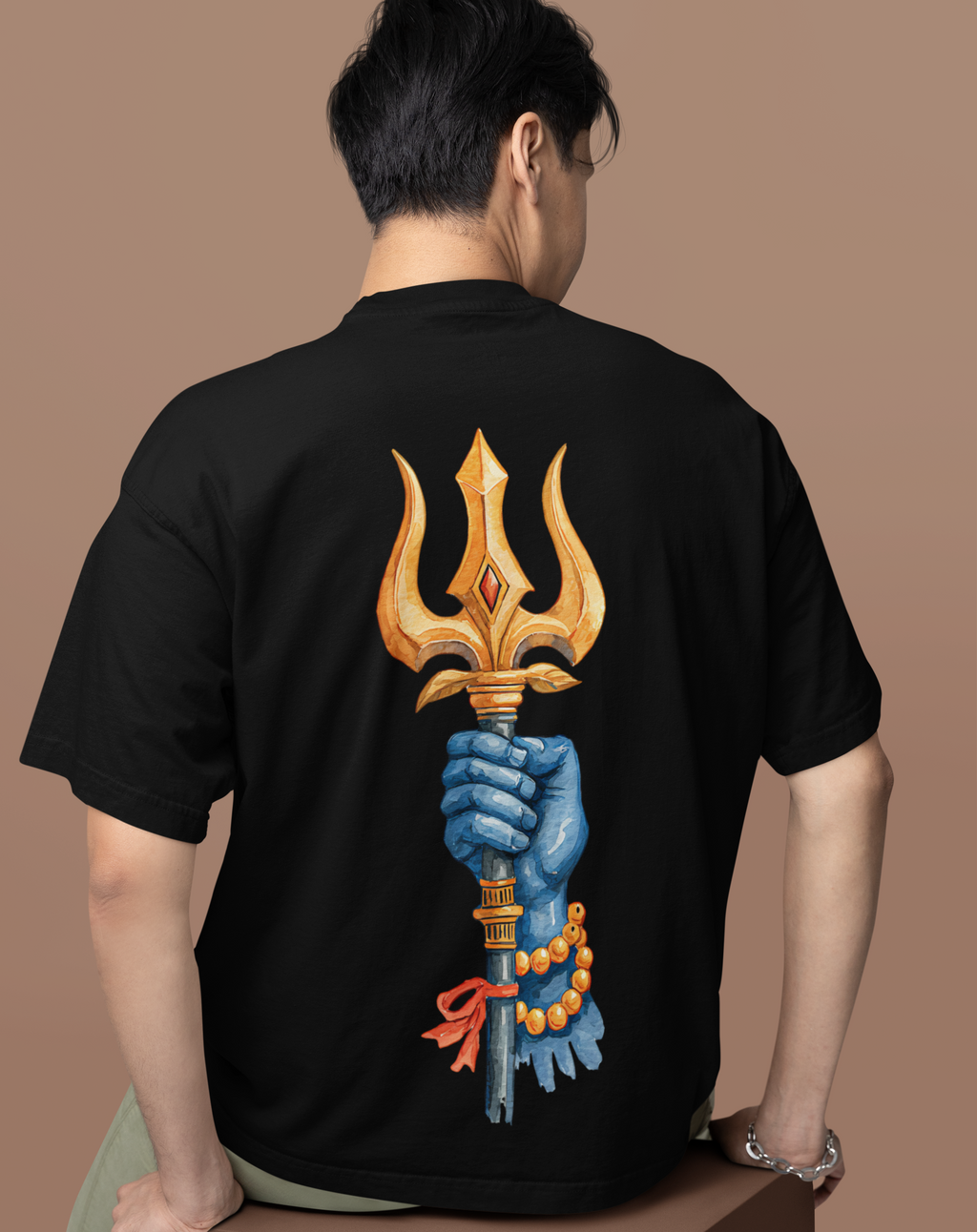 Shiva Trishul Oversized T-Shirt